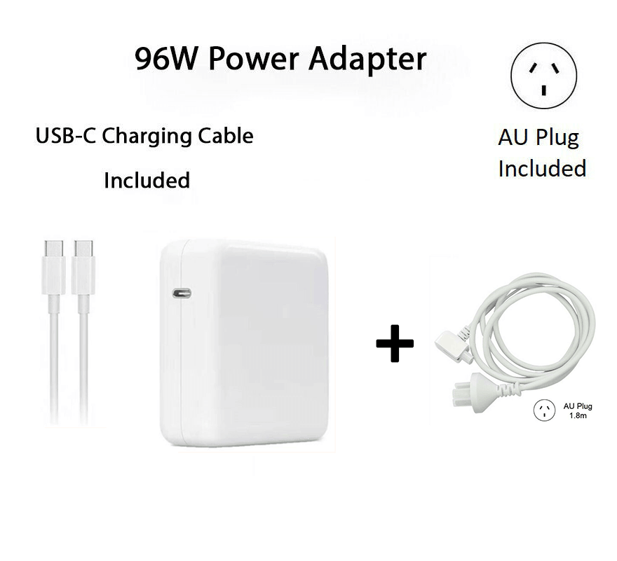 96W USB-C Power Adapter Charger and Type-C Cable for 16" 2019 Apple Macbook Pro - BESTA